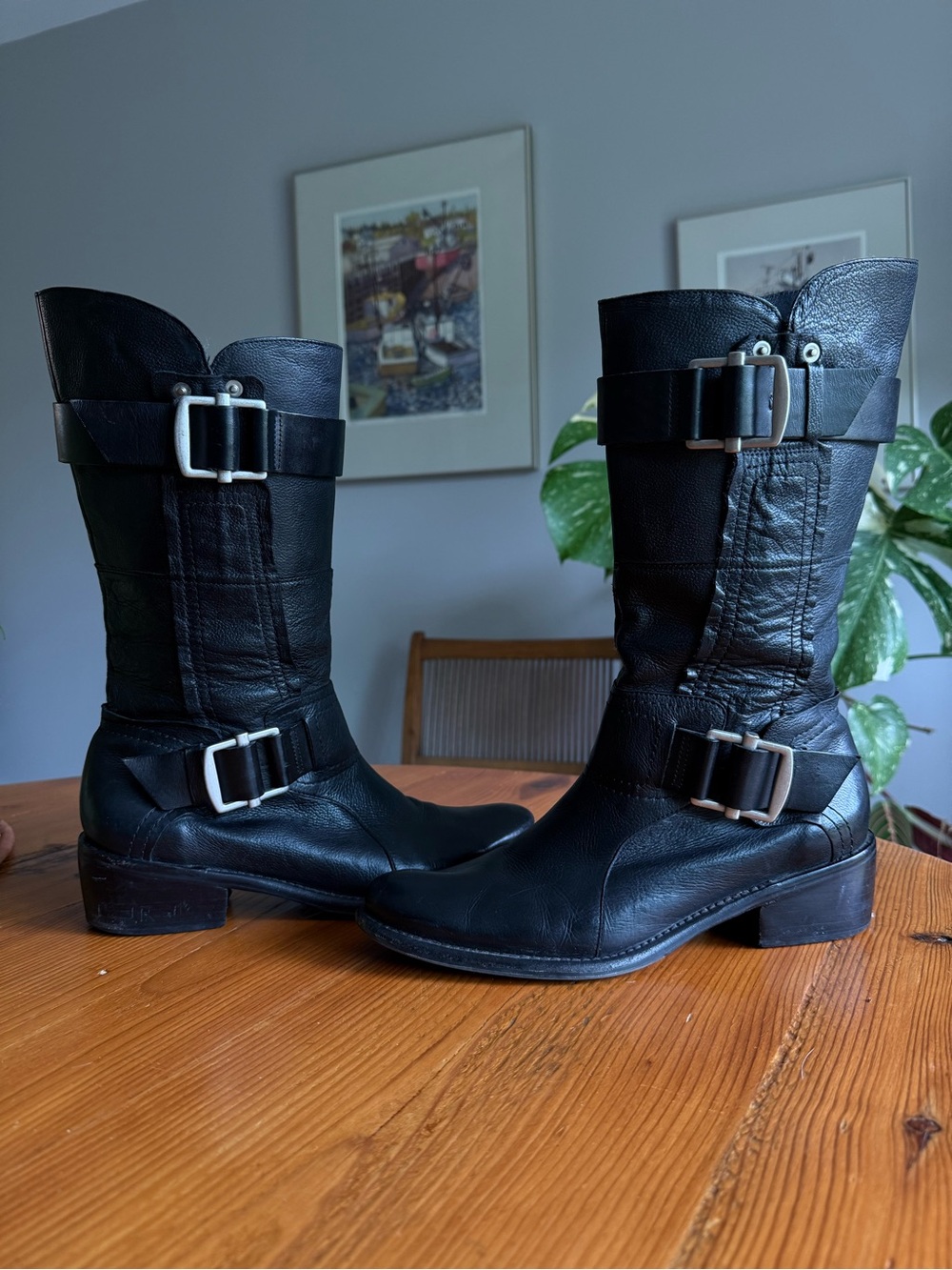 Vera Wang motorcycle boots